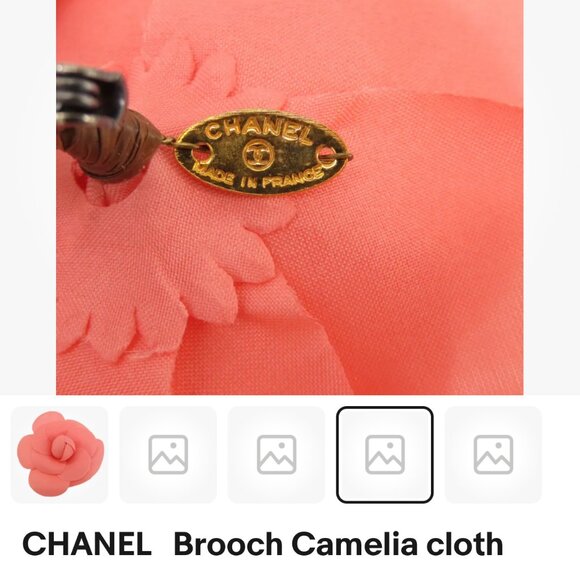 Authentic Chanel Camelia Brooch - Picture 9 of 9